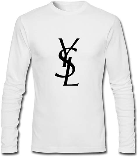 t-shirt yves saint laurent uomo|saint laurent long sleeve shirt.